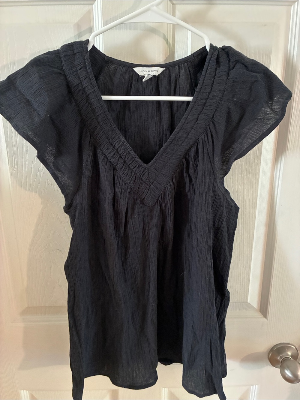 Lucky black top size small